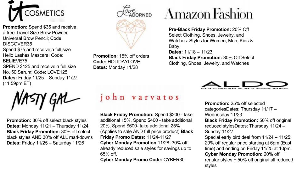 The Black Friday & Cyber Monday Deals you need to know about